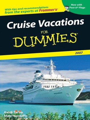 cover image of Cruise Vacations For Dummies 2007